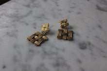Load image into Gallery viewer, Weave drop earrings
