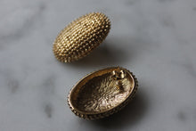 Load image into Gallery viewer, Textured Oval Studs
