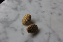 Load image into Gallery viewer, Textured Oval Studs
