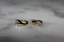 Load image into Gallery viewer, Sparkly Sterling Huggie Hoops
