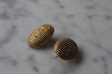 Load image into Gallery viewer, Textured Oval Studs
