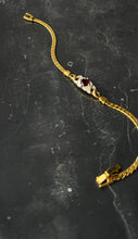 Load image into Gallery viewer, Vintage Red Stone Bracelet

