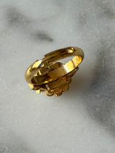 Load image into Gallery viewer, Green &amp; Pearl Vintage Ring
