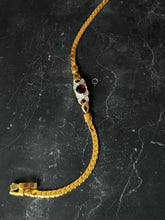 Load image into Gallery viewer, Vintage Red Stone Bracelet

