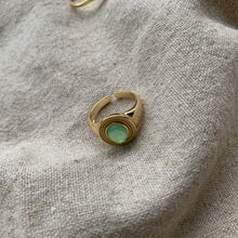 Load image into Gallery viewer, Green Oval Ring
