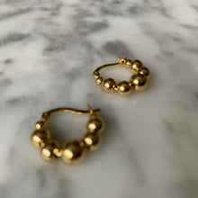 Load image into Gallery viewer, Beaded Huggie Earrings
