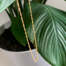 Load image into Gallery viewer, Singapore Chain Necklace
