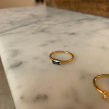 Load image into Gallery viewer, Black Gem Ring
