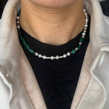 Load image into Gallery viewer, Beaded &amp; Pearl Necklace
