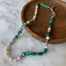 Load image into Gallery viewer, Beaded &amp; Pearl Necklace
