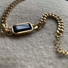 Load image into Gallery viewer, Glass Stone Chain Bracelet
