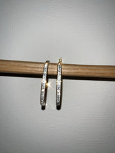 Load image into Gallery viewer, Rhinestone Hoop Earring
