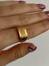 Load image into Gallery viewer, The Sun Tarot Ring
