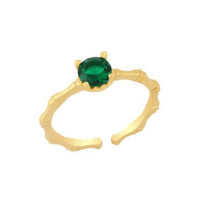 Load image into Gallery viewer, Green Stone Ring
