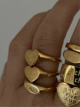 Load image into Gallery viewer, F Off Heart Ring
