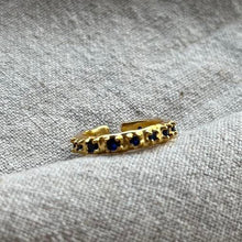 Load image into Gallery viewer, Blue Stone Band Ring
