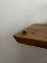 Load image into Gallery viewer, Green Stone Geo Ring
