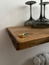Load image into Gallery viewer, Green Stone Geo Ring

