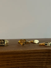 Load image into Gallery viewer, F Off Heart Ring
